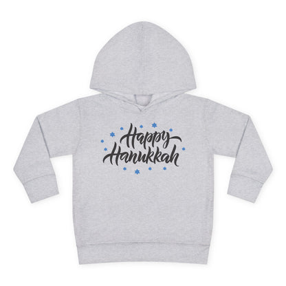 Happy Hanukkah 3 Toddler Pullover Fleece Hoodie
