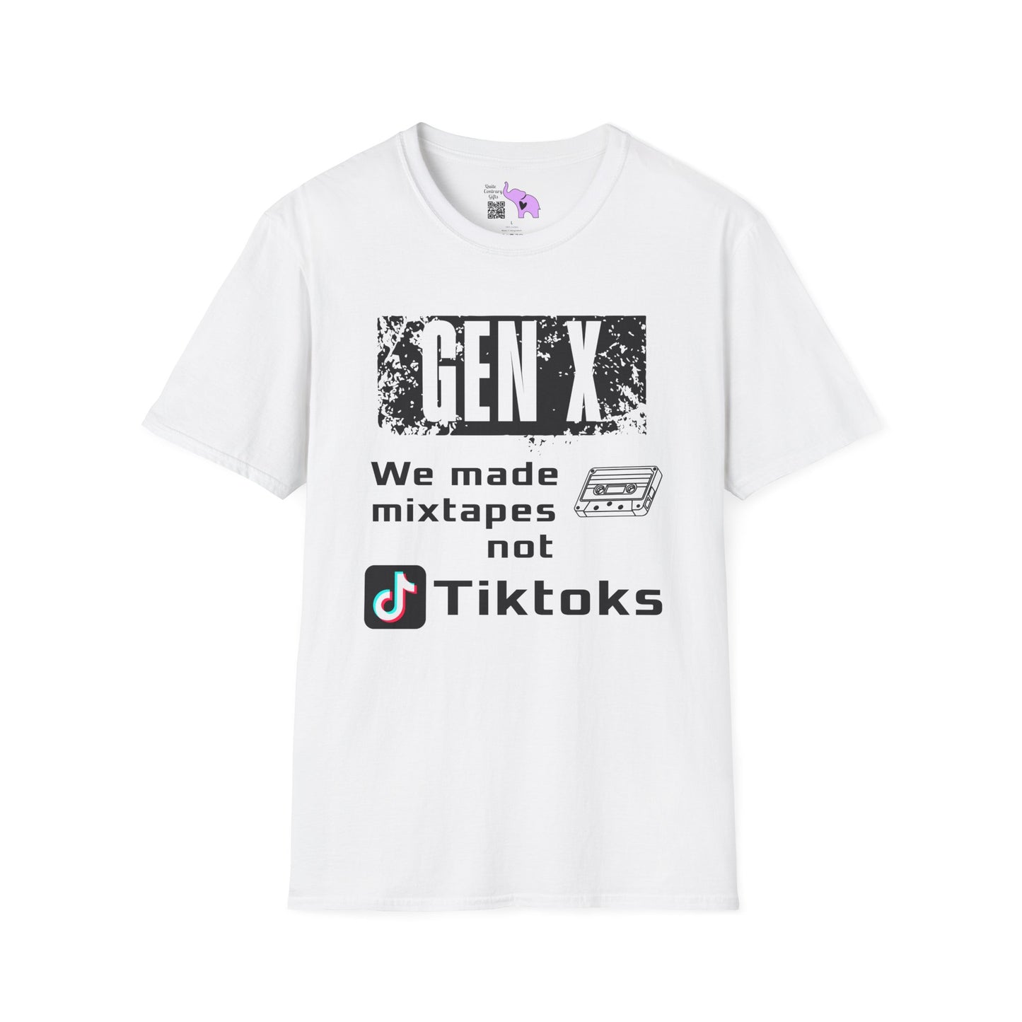 Gen X We Made Mixtapes Not Tiktoks Adult T-shirt