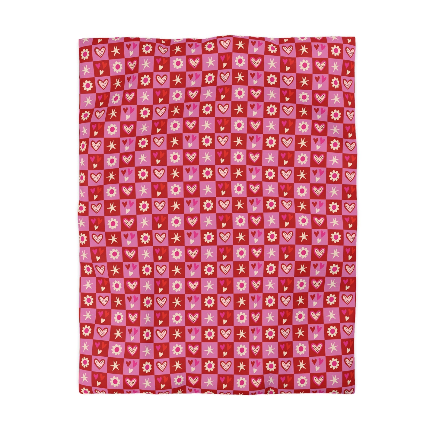 Valentine Toss Microfiber Duvet Cover