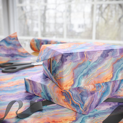 Dreamwave Marble Wrapping Paper