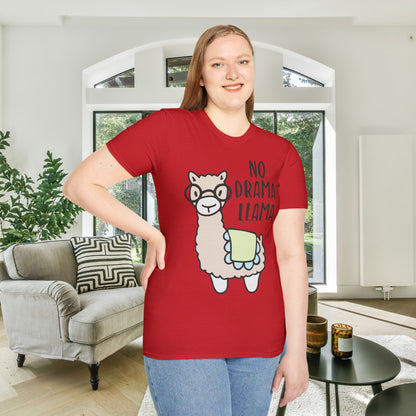No Drama Llama Adult T-shirt