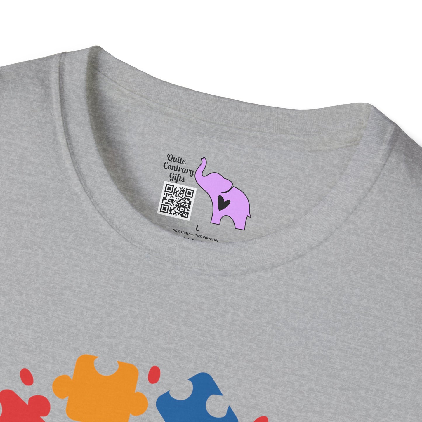 Different Is Awesome Autism Awarness Adult T-shirt