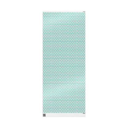 Tealberry Blooms Wrapping Paper