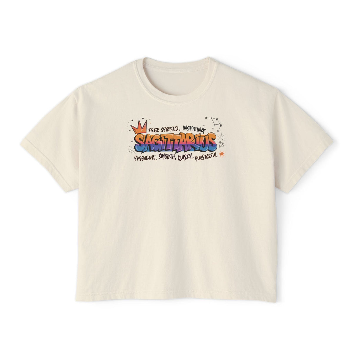Sagittarius Street Art Women's Boxy Tee