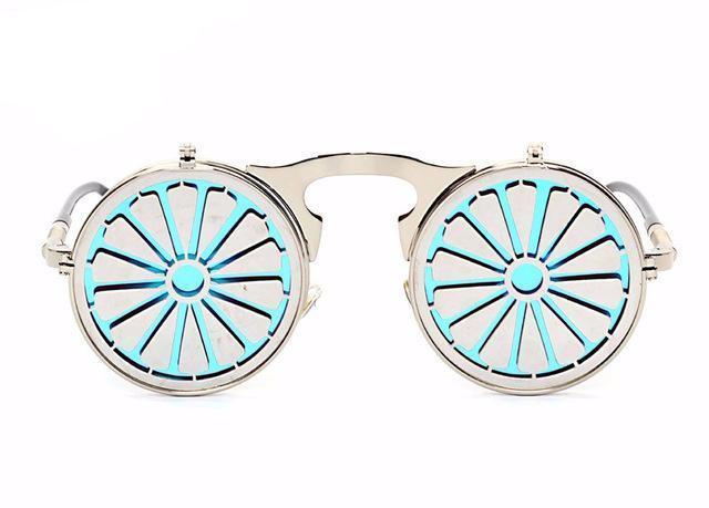 Retro Steampunk Flip Up Sunglasses