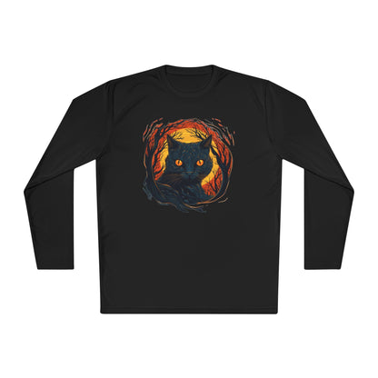 Creepy Black Cats 9 Adult Long Sleeve Tee