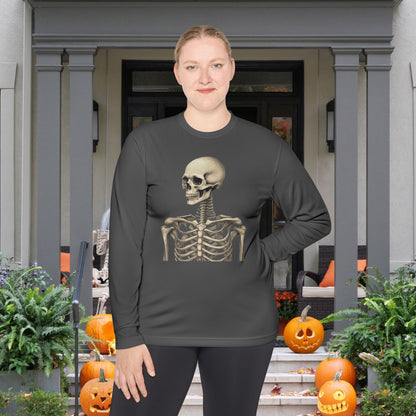 Skeleton Person Adult Long Sleeve Tee