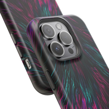 Pink Orchid Feathers MagSafe® Compatible Tough Case for iPhone