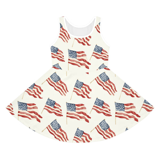 Waves of Freedom Girls Sundress