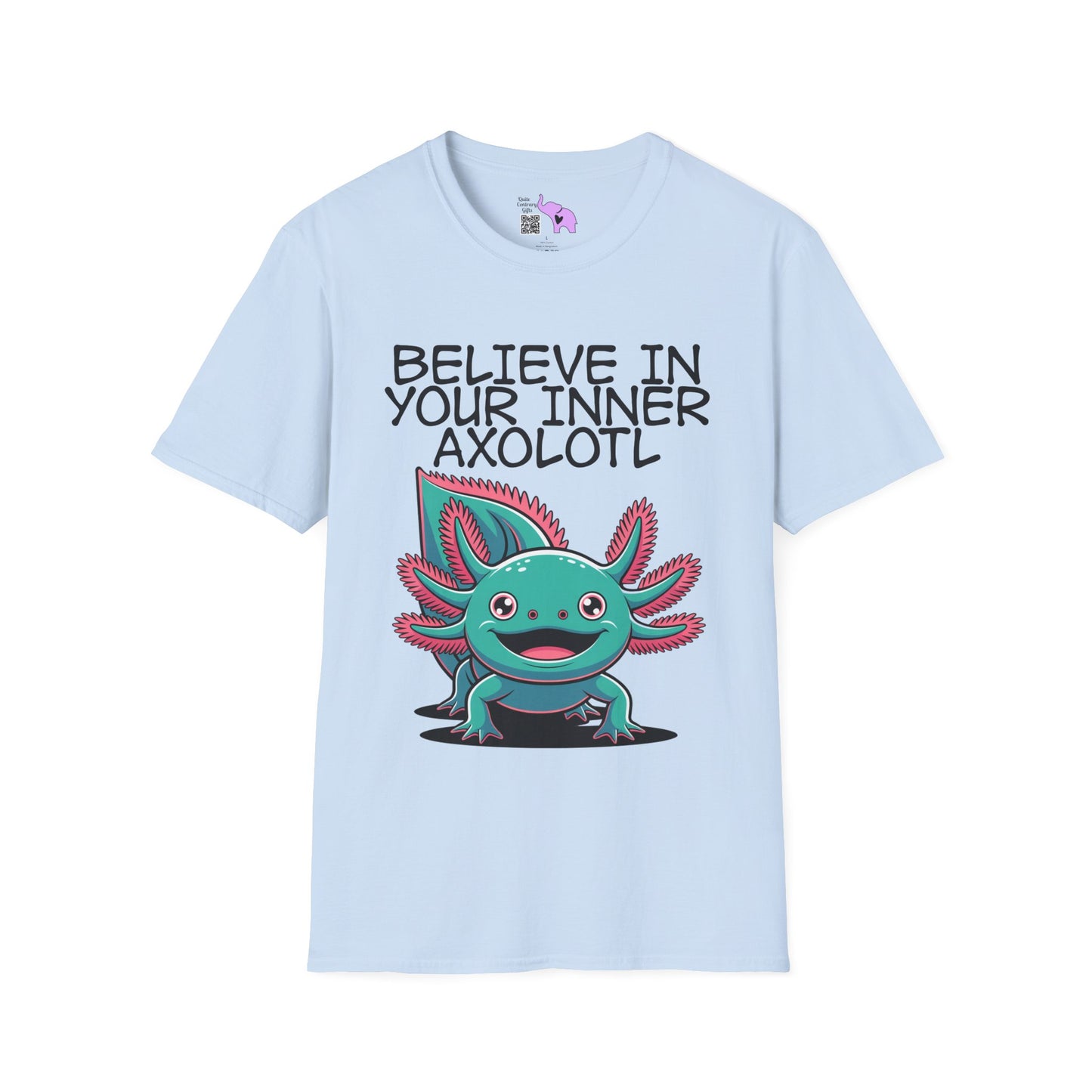 Believe In Your Inner Axolotl Adult T-shirt
