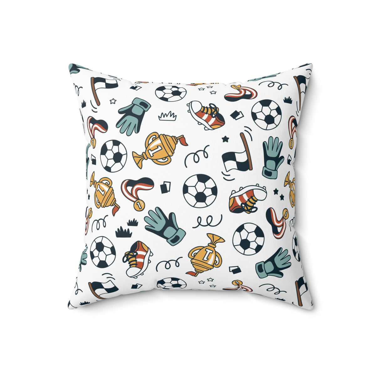 Little Soccer Legends Throw Pillow