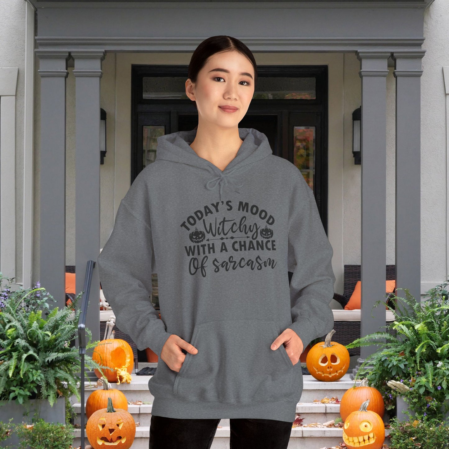 Today's Mood Witchy With A Chance of Sarcasm Heavy Blend™ Hooded Sweatshirt