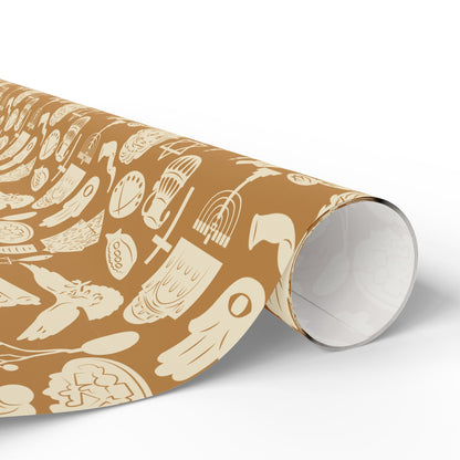 Blessings & Light Hanukkah Wrapping Paper
