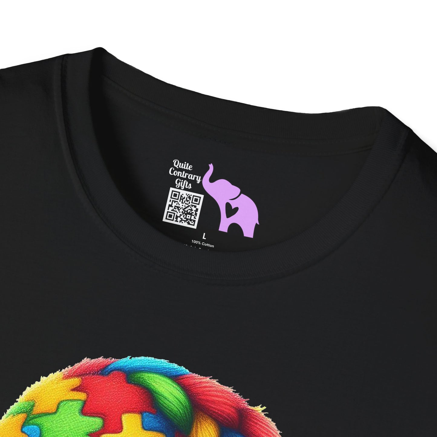 Autism Awarness Gnome Adult T-shirt