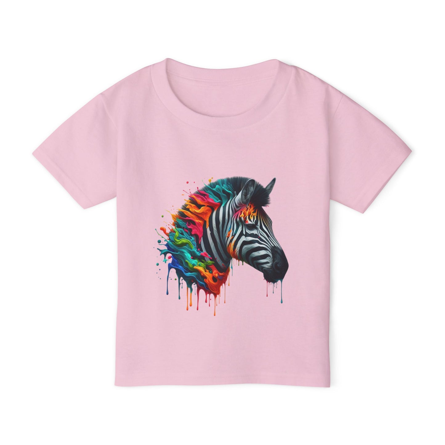 Colorful Zebra Heavy Cotton™ Toddler T-shirt