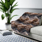 Dawnveil Sheer & Lace Fleece Blanket