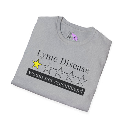 Lyme Disease 1 Star Would Not Recommend Adult T-shirt