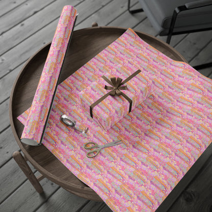 Wild Tropic Collage Wrapping Paper