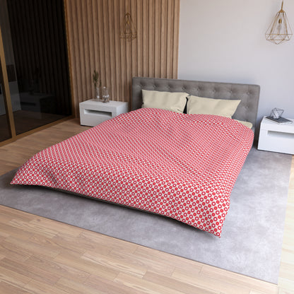 Scarlet Star Garden Microfiber Duvet Cover