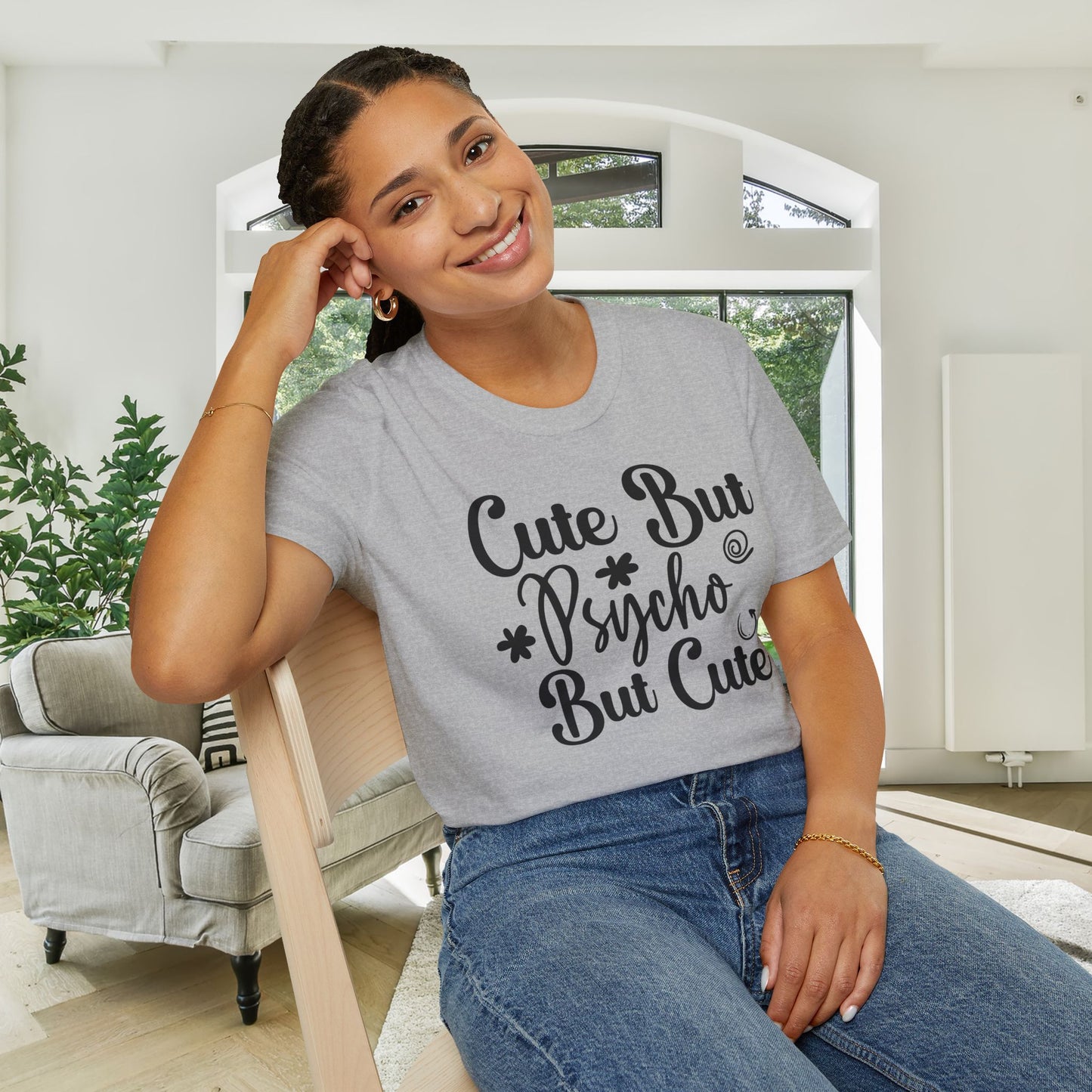 Cute But Psycho But Cute Adult T-shirt