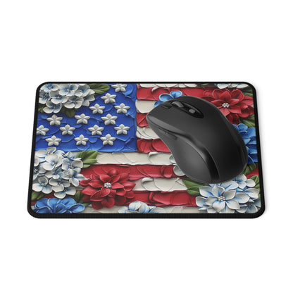 Painted in Patriotism Non-Slip Gaming Mouse Pad