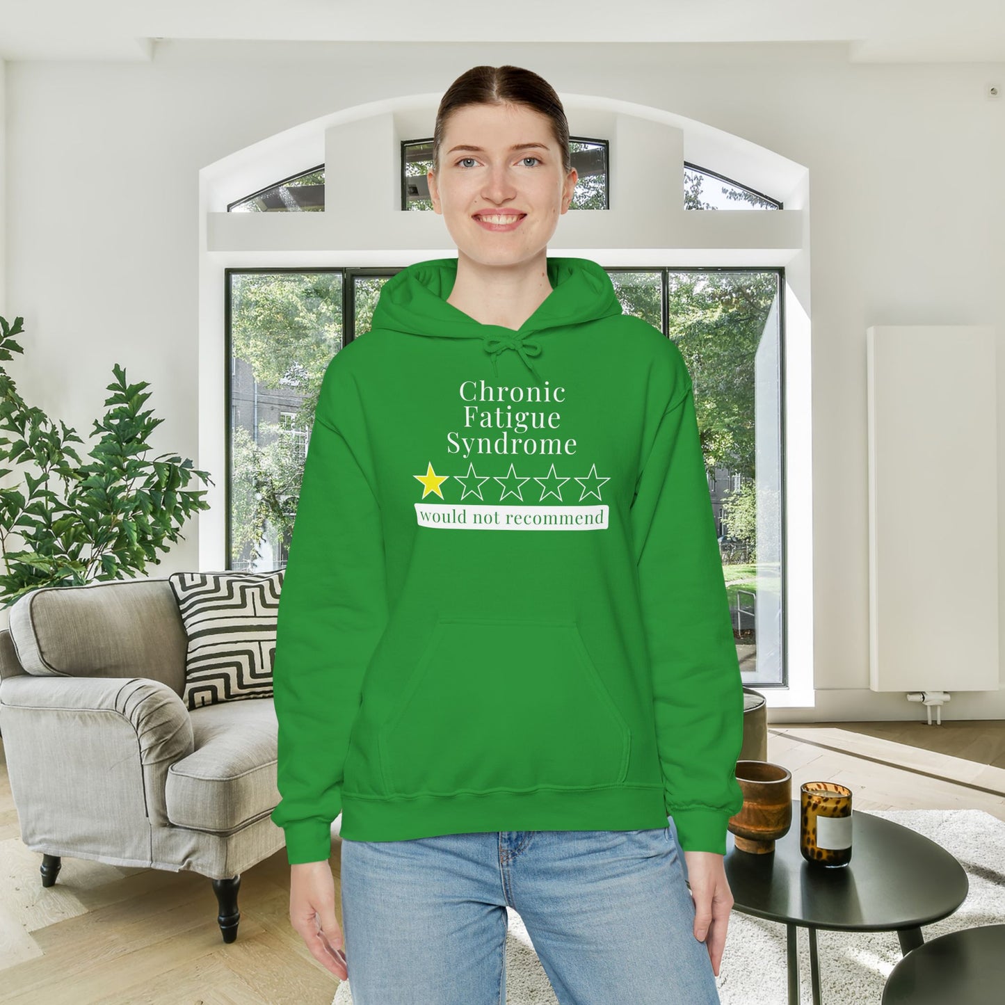 Chronic Fatigue Syndrome 1 Star Would Not Recommend Heavy Blend™ Hooded Sweatshirt