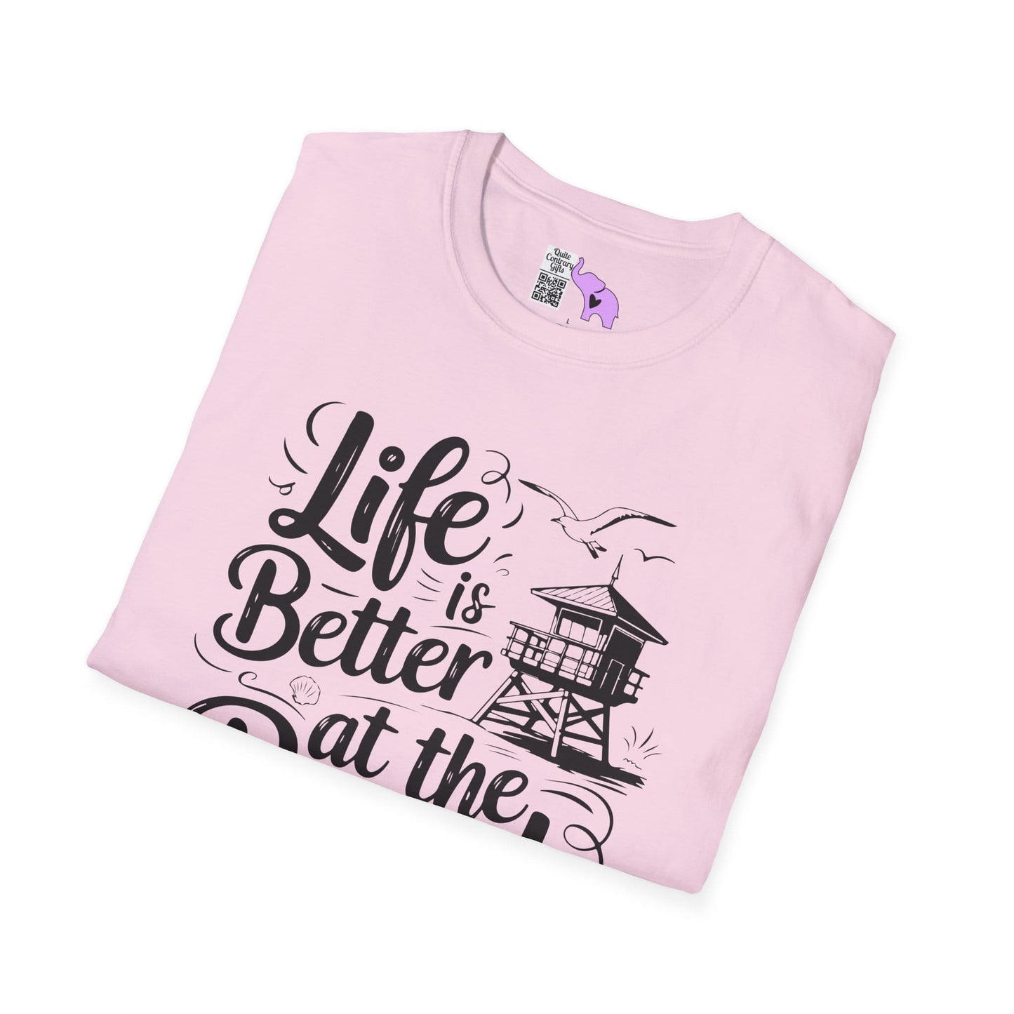 Life is Better At The Beach Adult T-shirt