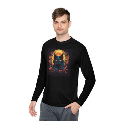 Creepy Black Cats 7 Adult Long Sleeve Tee