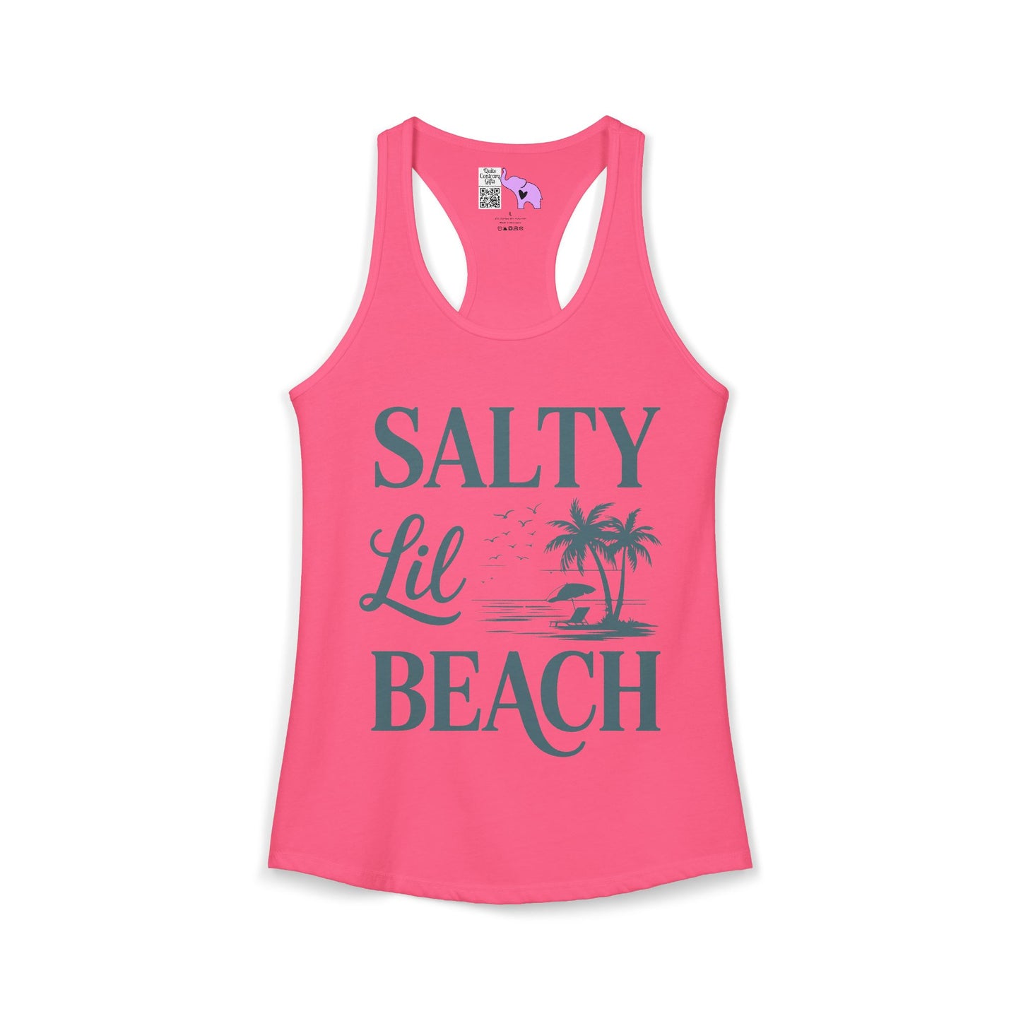 Salty Lil' Beach Women's Ideal Racerback Tank