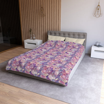 Ethereal Bloomscape Microfiber Duvet Cover