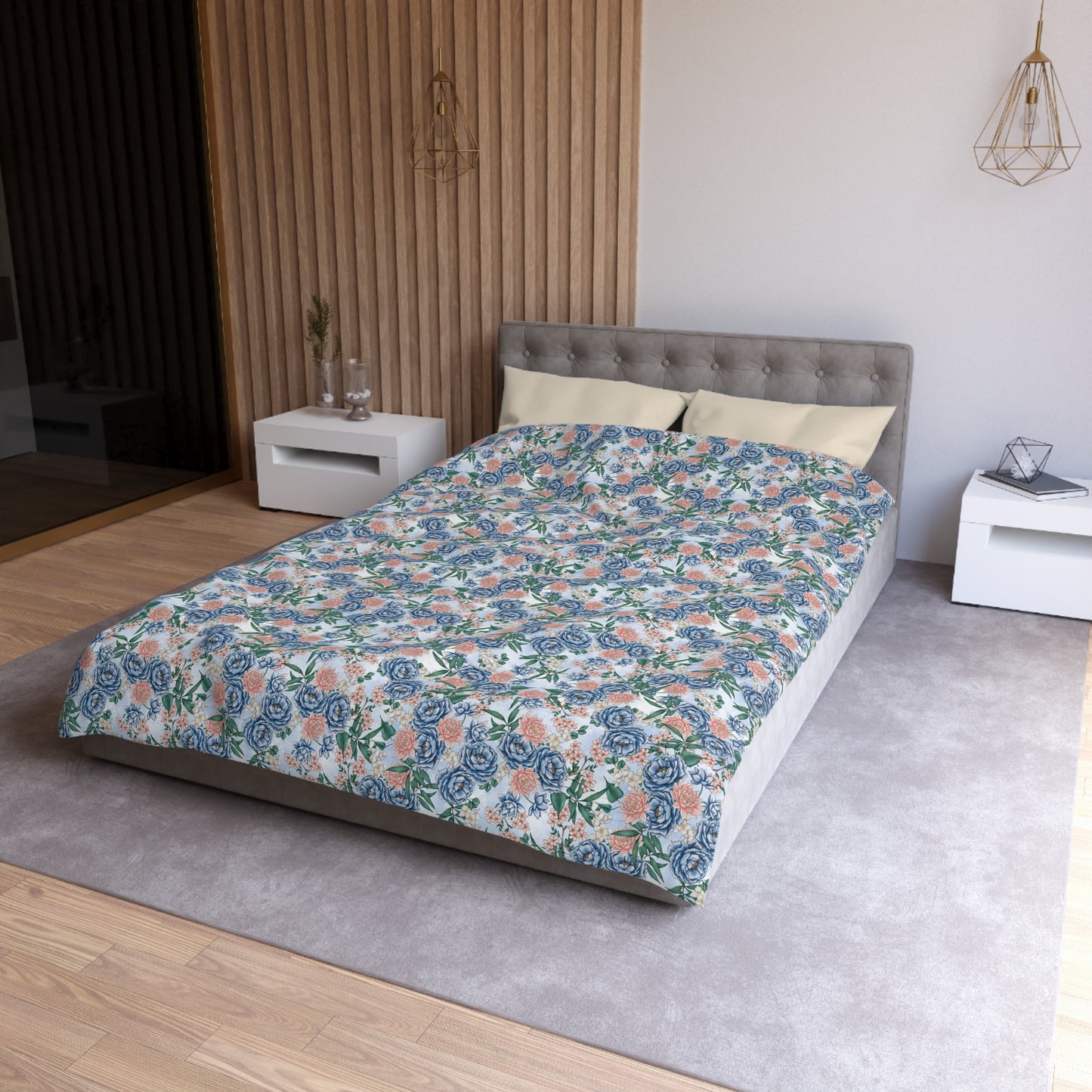 Tranquil Garden Microfiber Duvet Cover