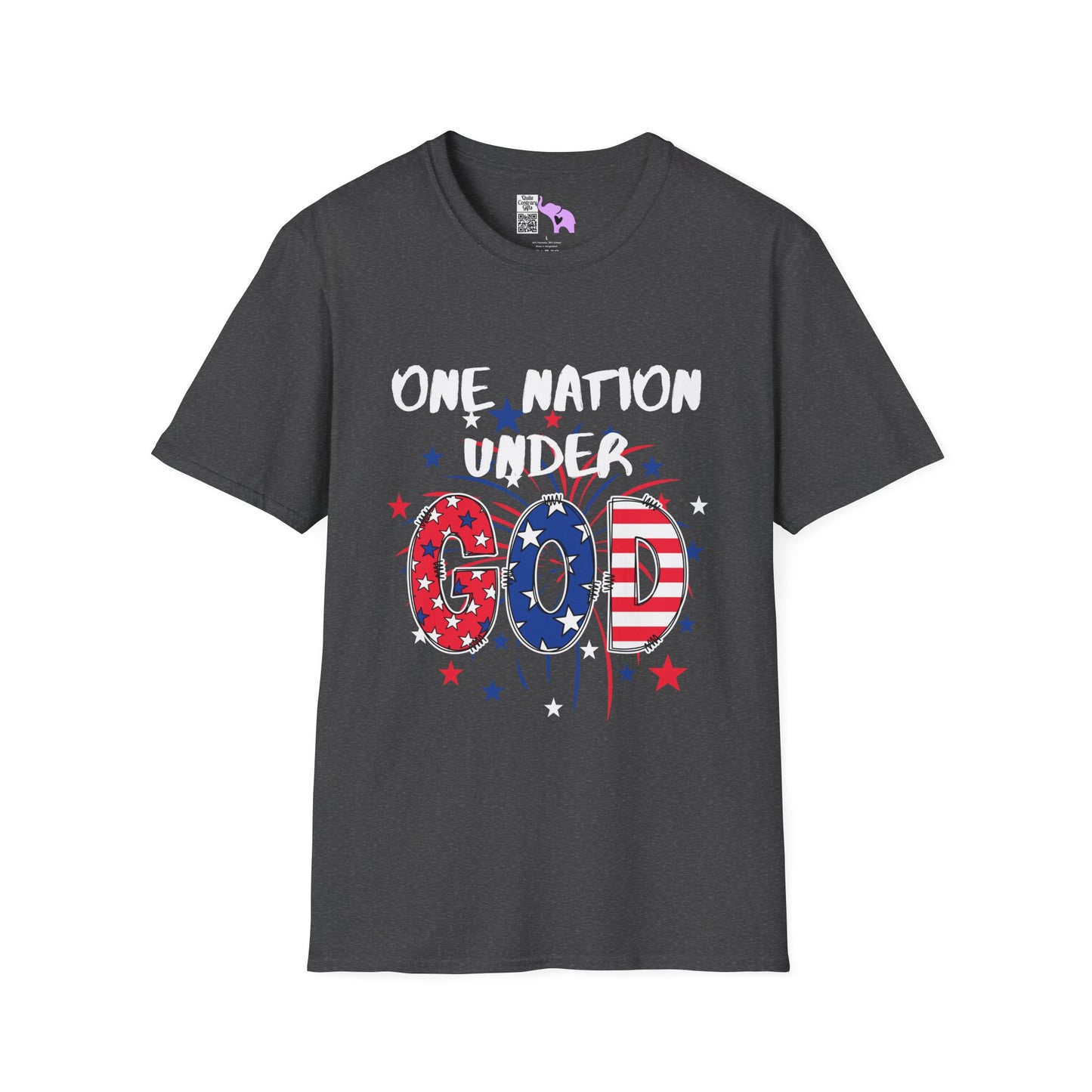 One Nation Under God Adult T-shirt