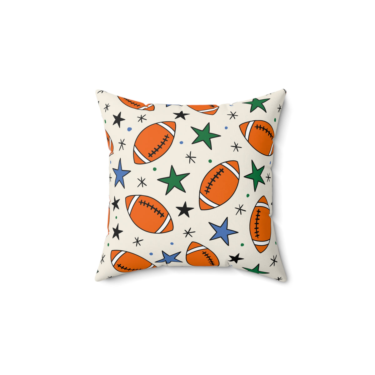 Touchdown Stars Throw Pillow