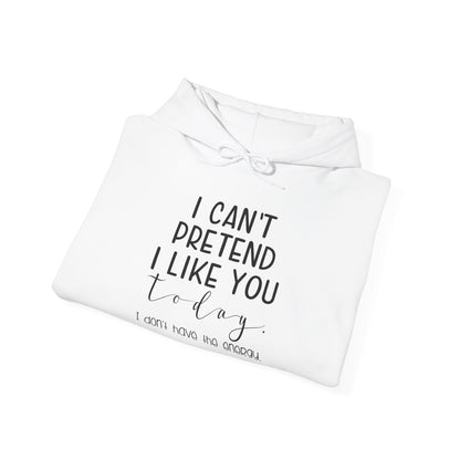 Me Sarcastic? Never Heavy Blend™ Hooded Sweatshirt