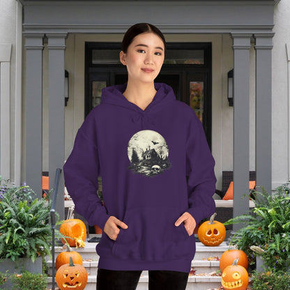 Creepy Full Moon Heavy Blend™ Hooded Sweatshirt