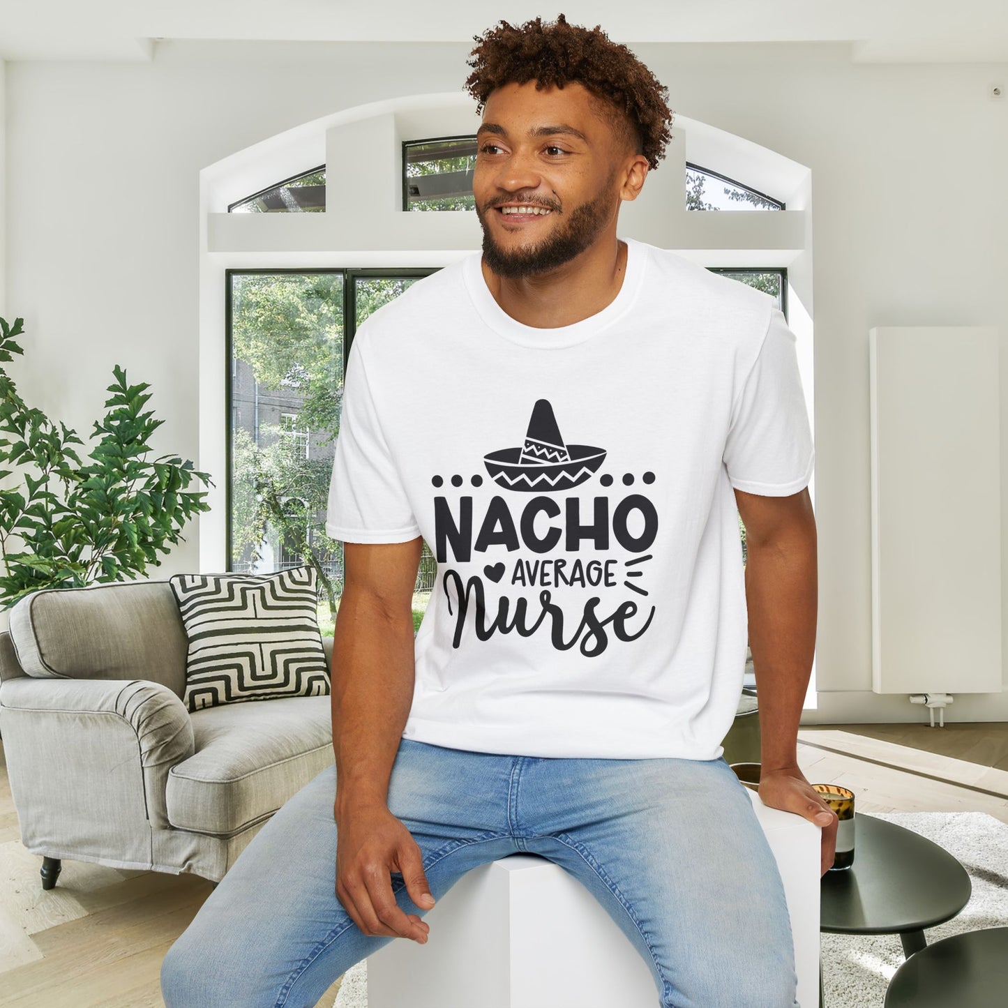 Nacho Average Nurse Adult T-shirt