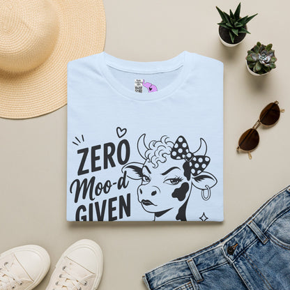 Zero Moo-d Given Adult T-shirt