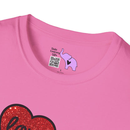 Valentines Hello Kitty Love Adult T-shirt