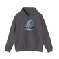 Blue & Silver Witch Hat Heavy Blend™ Hooded Sweatshirt