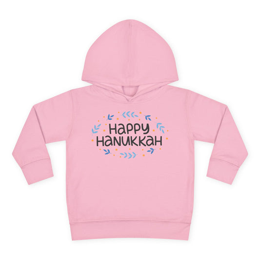 Happy Hanukkah 4 Toddler Pullover Fleece Hoodie