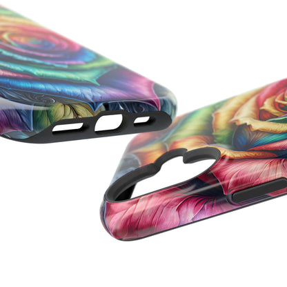 Colorful Rose MagSafe® Compatible Tough Case for iPhone