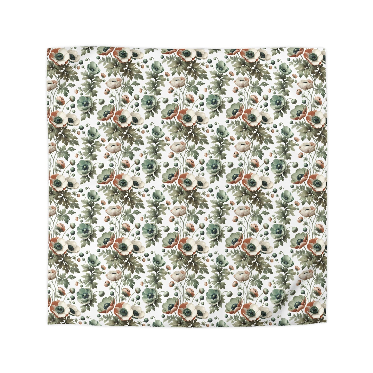 Whimsy In Bloom Microfiber Duvet Cover