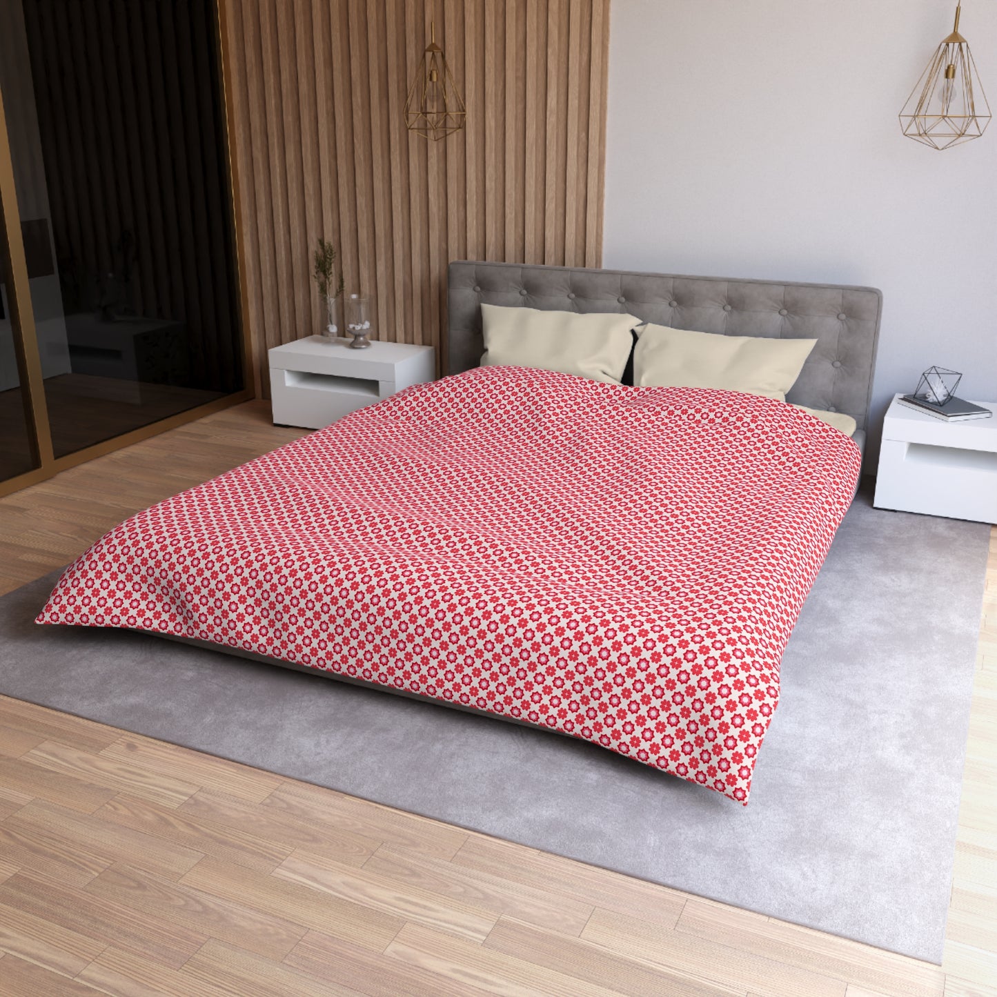 Scarlet Star Garden Duvet Bedding Set