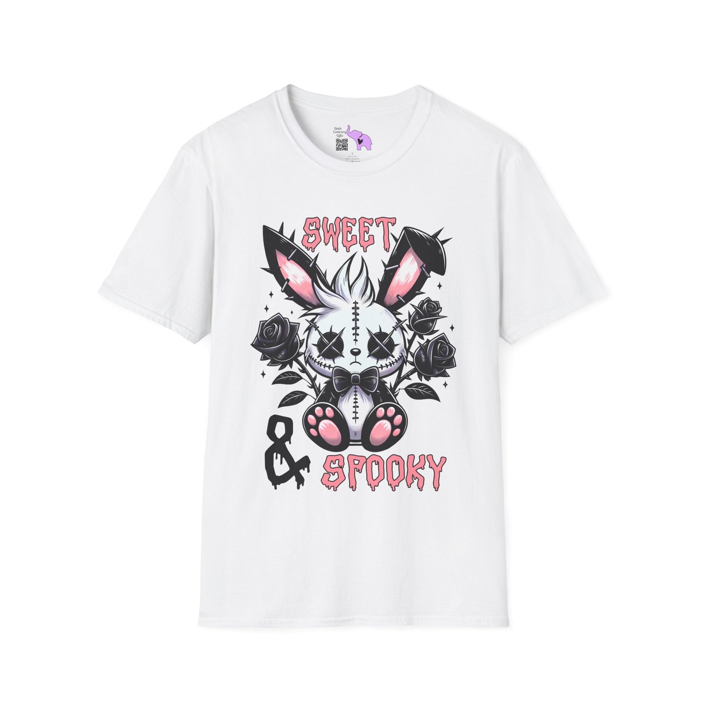 Sweet & Spooky Voodoo Bunny Adult T-shirt