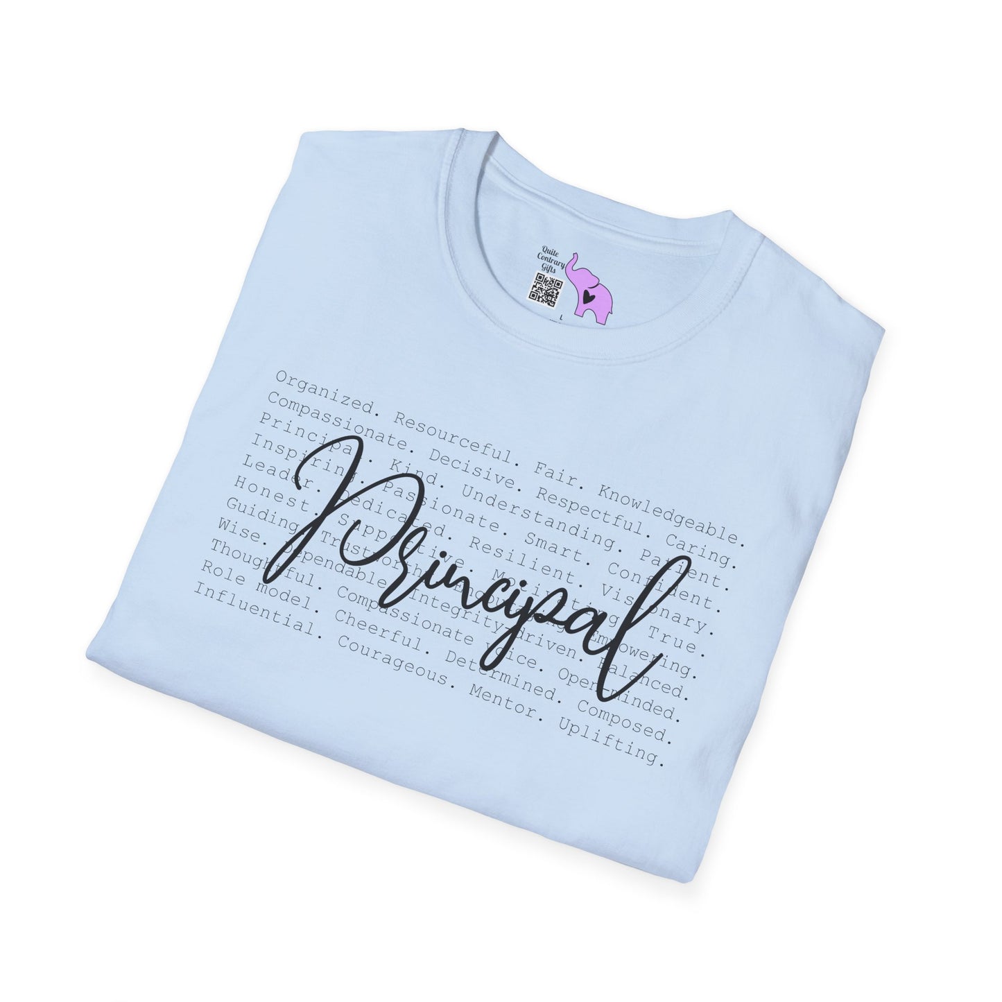 Principal (Descriptive Words) Adult T-shirt