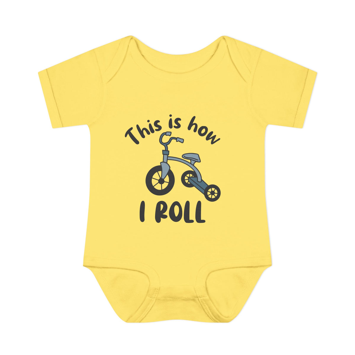 This is How I Roll (Tricycle) Baby Rib Bodysuit