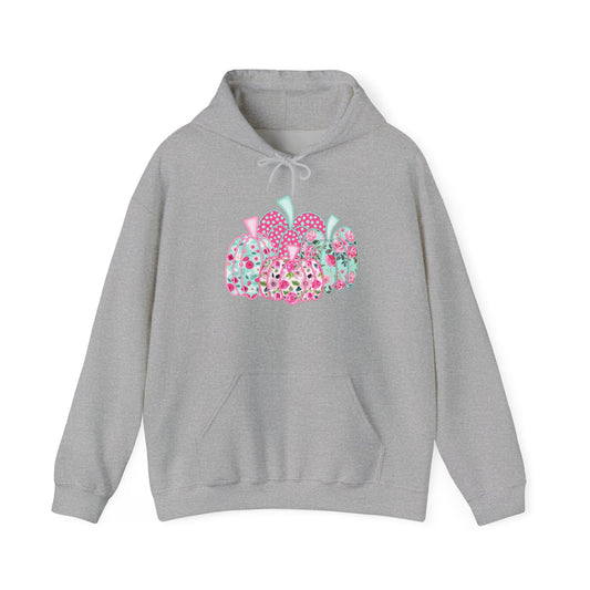 Floral Pumpkins Heavy Blend™ Hooded Sweatshirt