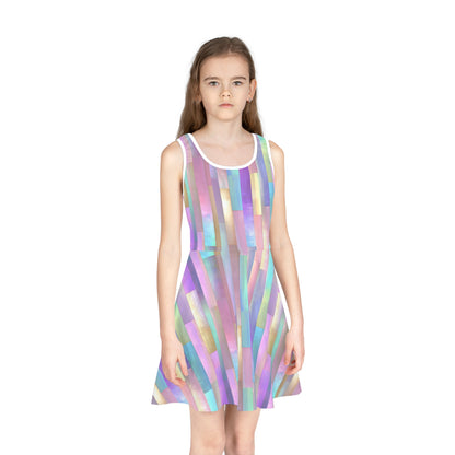 Enchanted Mosaic Girls' Sleeveless Sundress