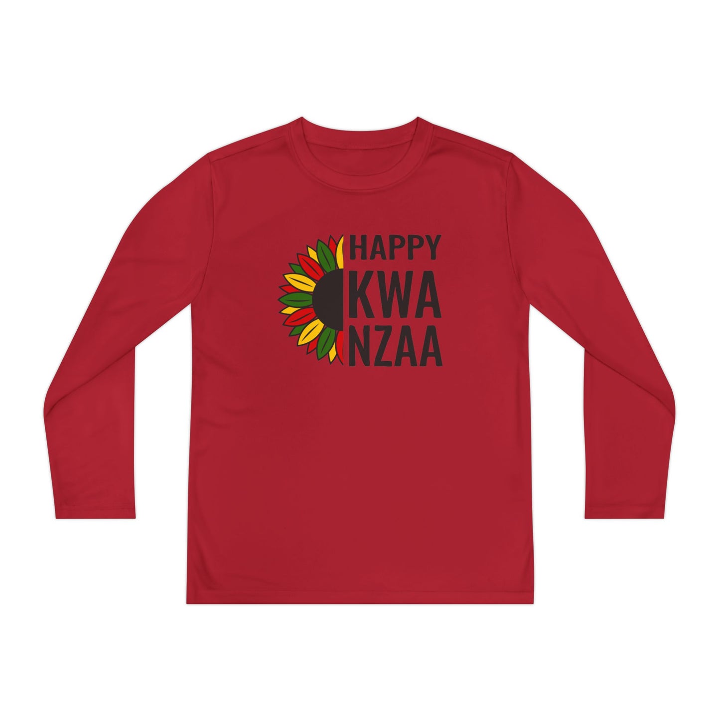 Happy Kwanzaa (Sunflower) Youth Long Sleeve Tee