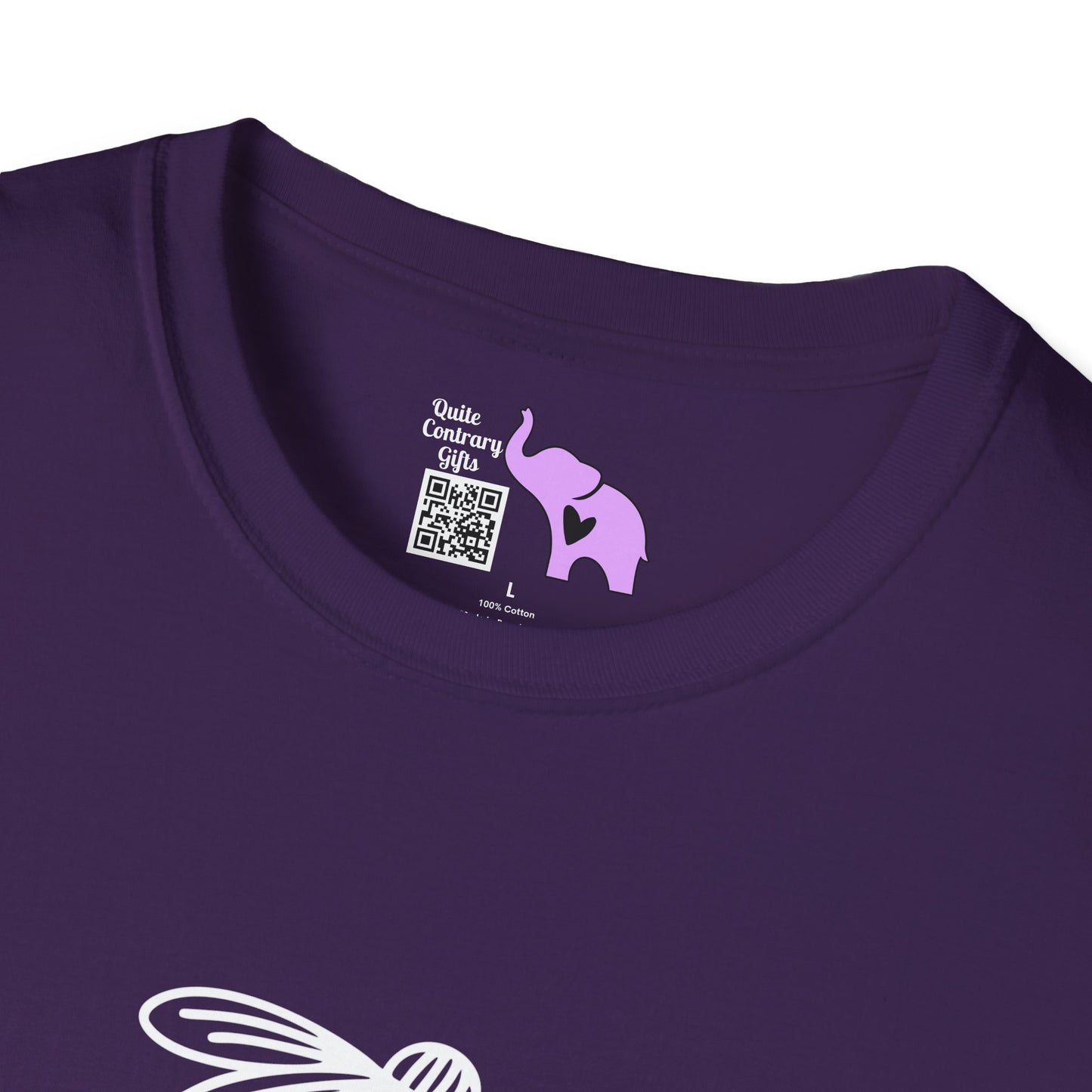 Peace (Vertical, Floral) Adult T-shirt